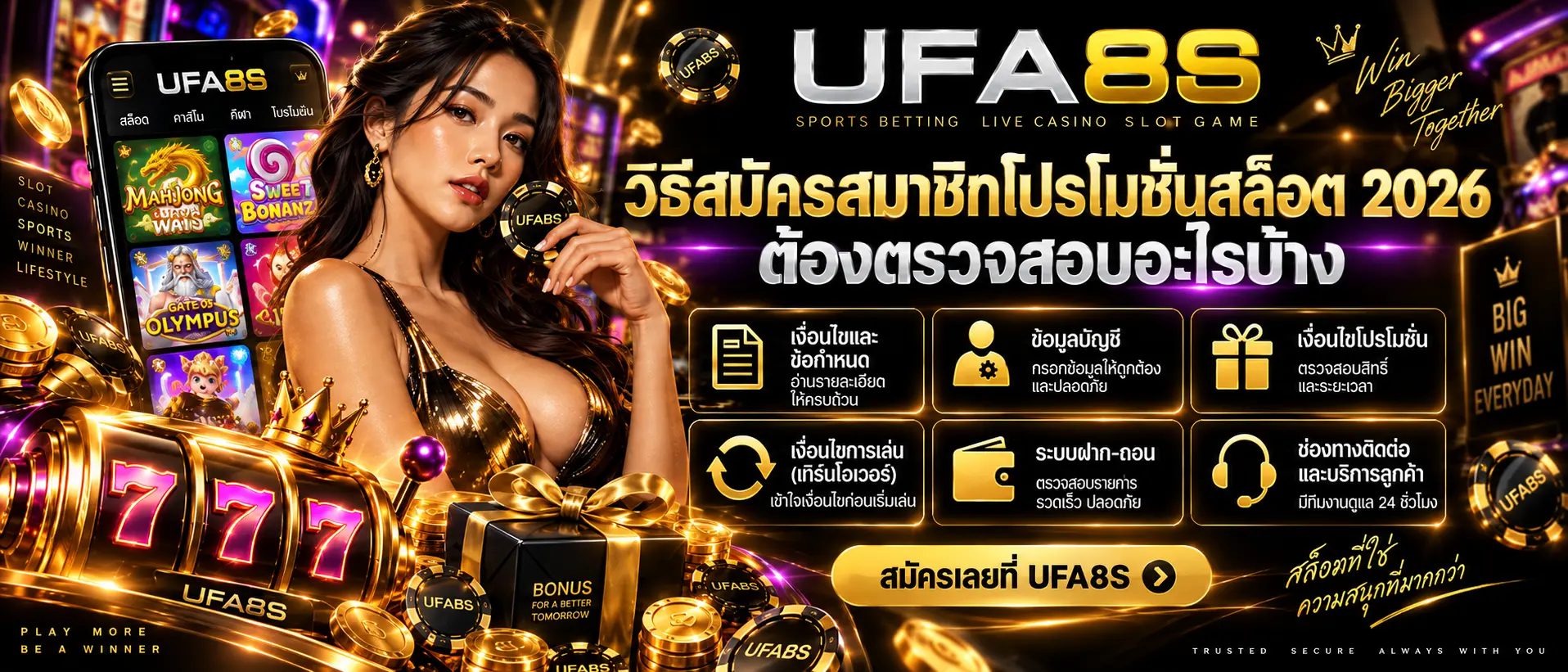 วิธีสมัครสมาชิกโปรโมชั่นสล็อต