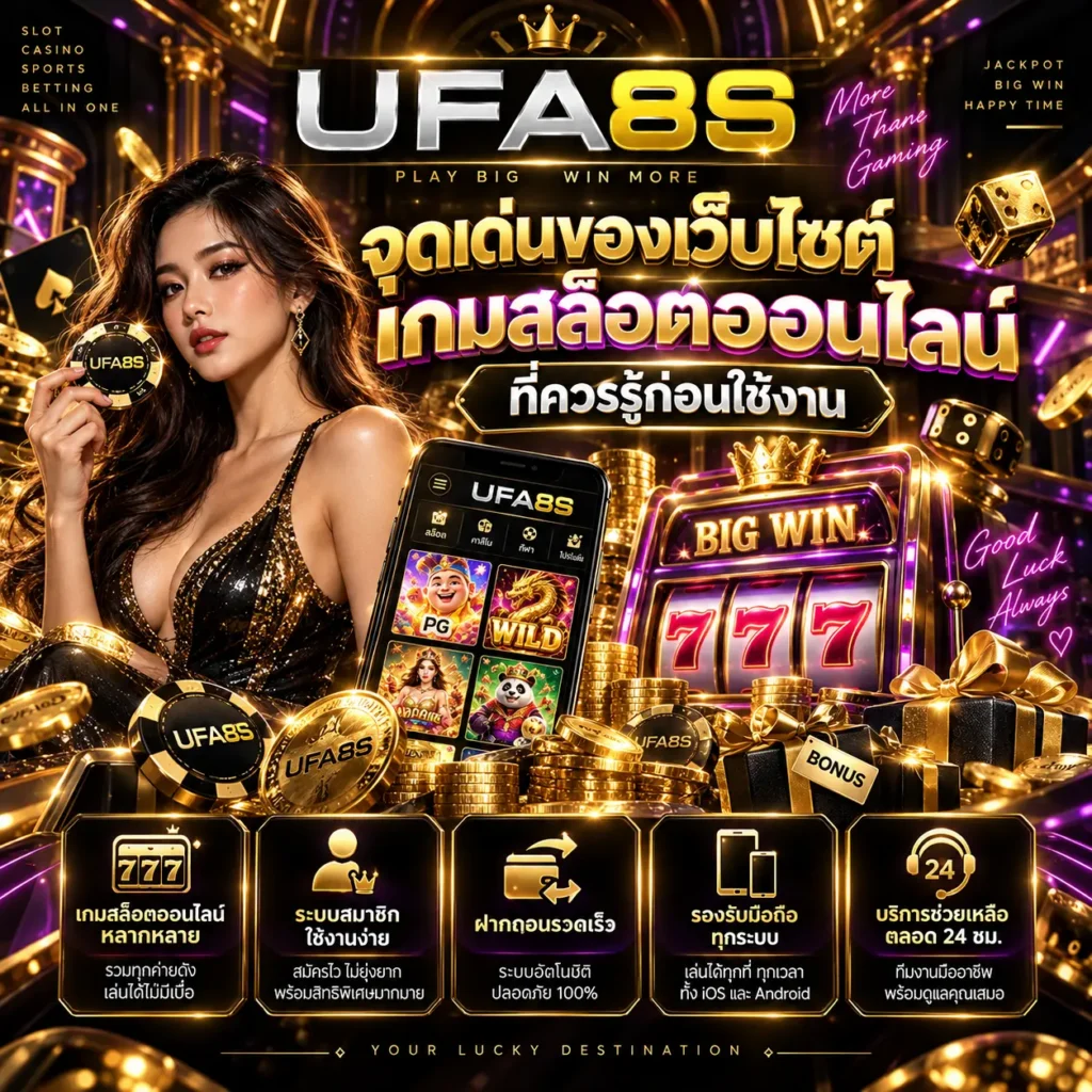 จุดเด่นของเว็บไซต์เกมสล็อตออนไลน์ที่ควรรู้ก่อนใช้งาน
